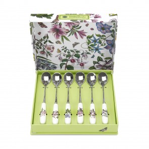 PORTMEIRION Botanic Garden set van 6 lepeltjes lengte 15 cm